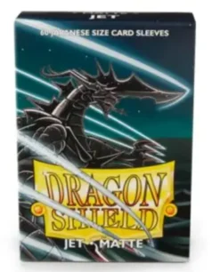 Dragon Shield Small Sleeves - Japanese Matte Jet (60 Sleeves)
