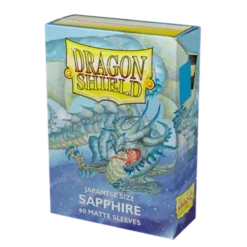 Dragon Shield Small Sleeves Japanese Matte Sapphire Turikos 60 Sleeves Dragon Shield