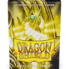 Dragon Shield Small Sleeves - Japanese Matte Yellow (60 Sleeves)
