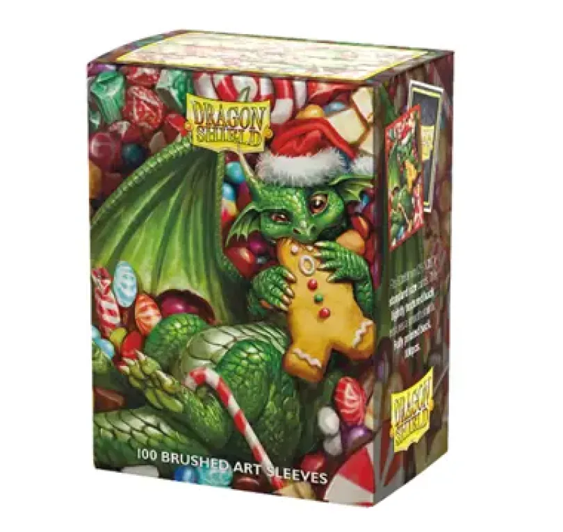 Dragon Shield Standard Brushed Art Sleeves - Christmas 2024 (100 Sleeves)