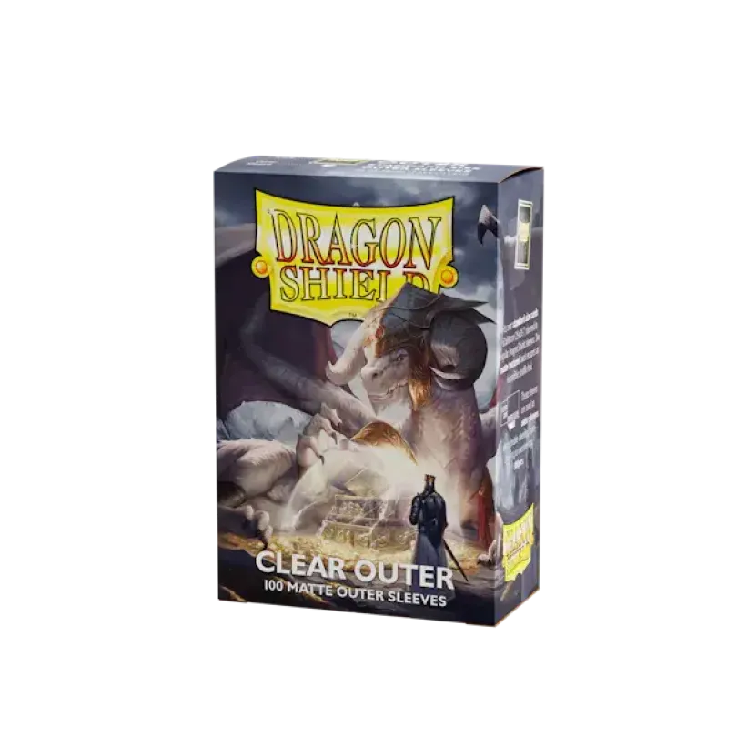 Dragon Shield Standard Clear Matte Outer Sleeves
