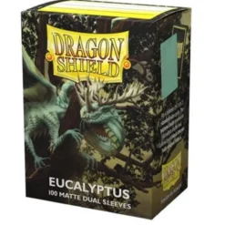 Dragon Shield Standard Matte Dual Sleeves - Eucalyptus 'Lehel' (100 Sleeves)