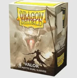 Dragon Shield Standard Matte Dual Sleeves - Valor (100 Sleeves)