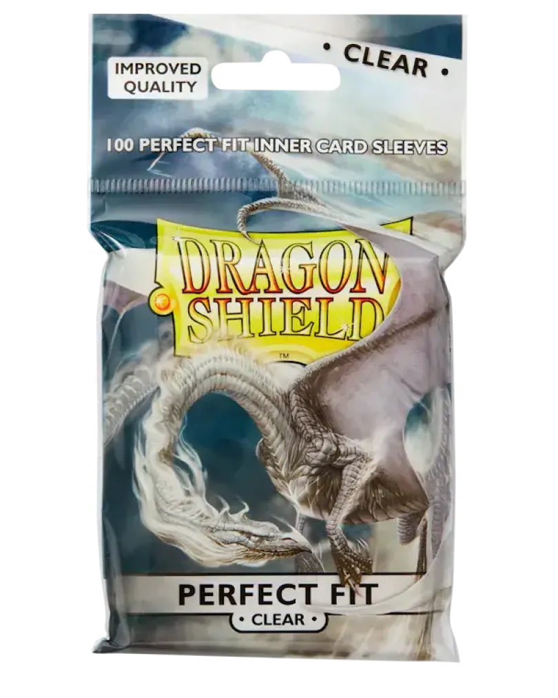 Dragon Shield Standard Perfect Fit Sleeves - Clear