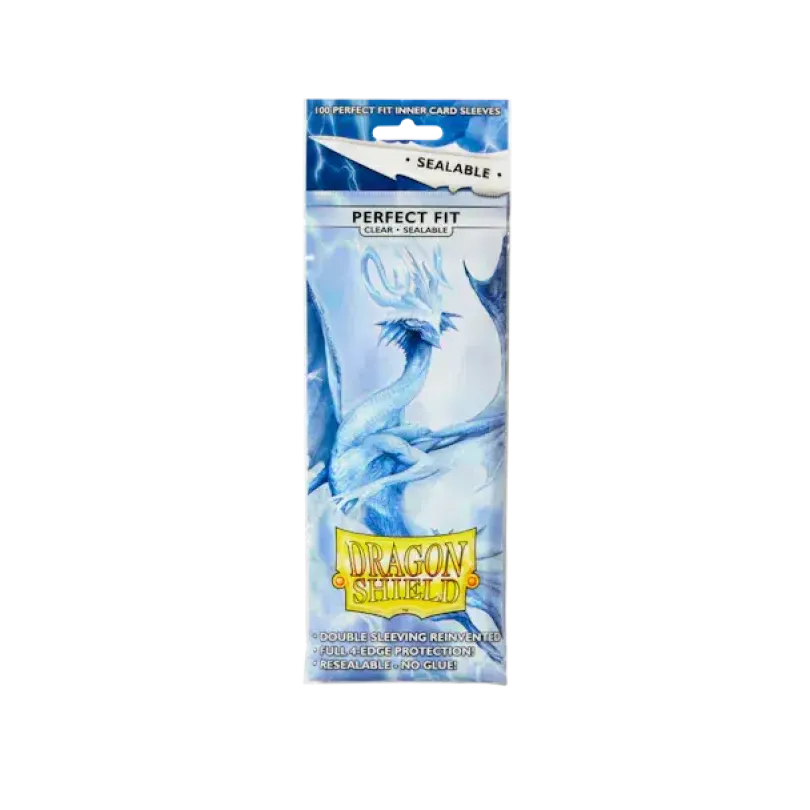 Dragon Shield Standard Perfect Fit Sealable Sleeves - Clear