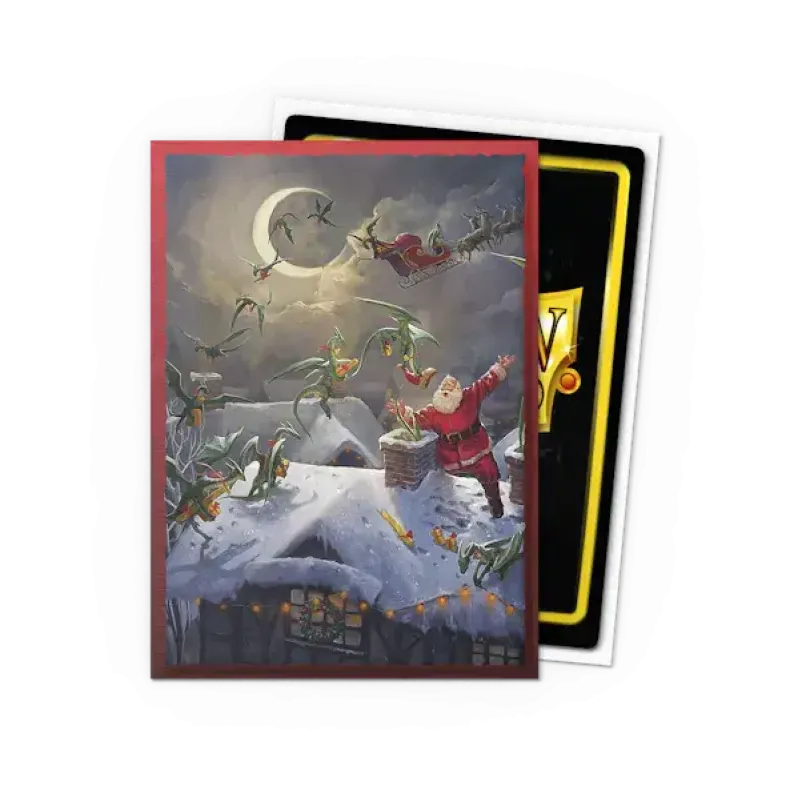 Dragon Shield Standard size Brushed Art Sleeves - Christmas 2023