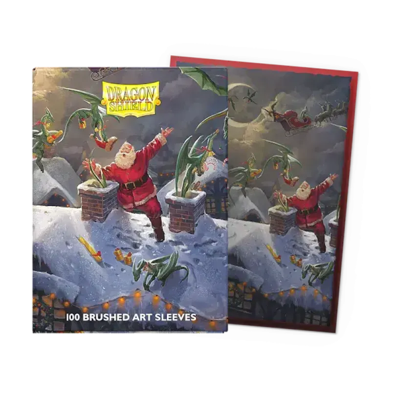Dragon Shield Standard size Brushed Art Sleeves - Christmas 2023