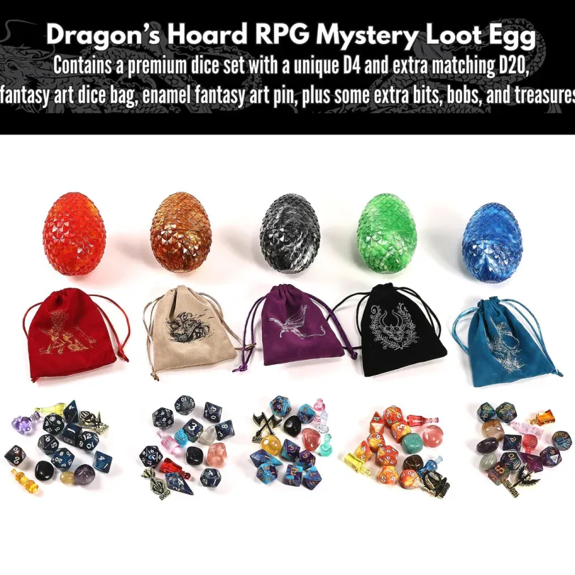 Dragons Hoard RPG Mystery Loot Egg