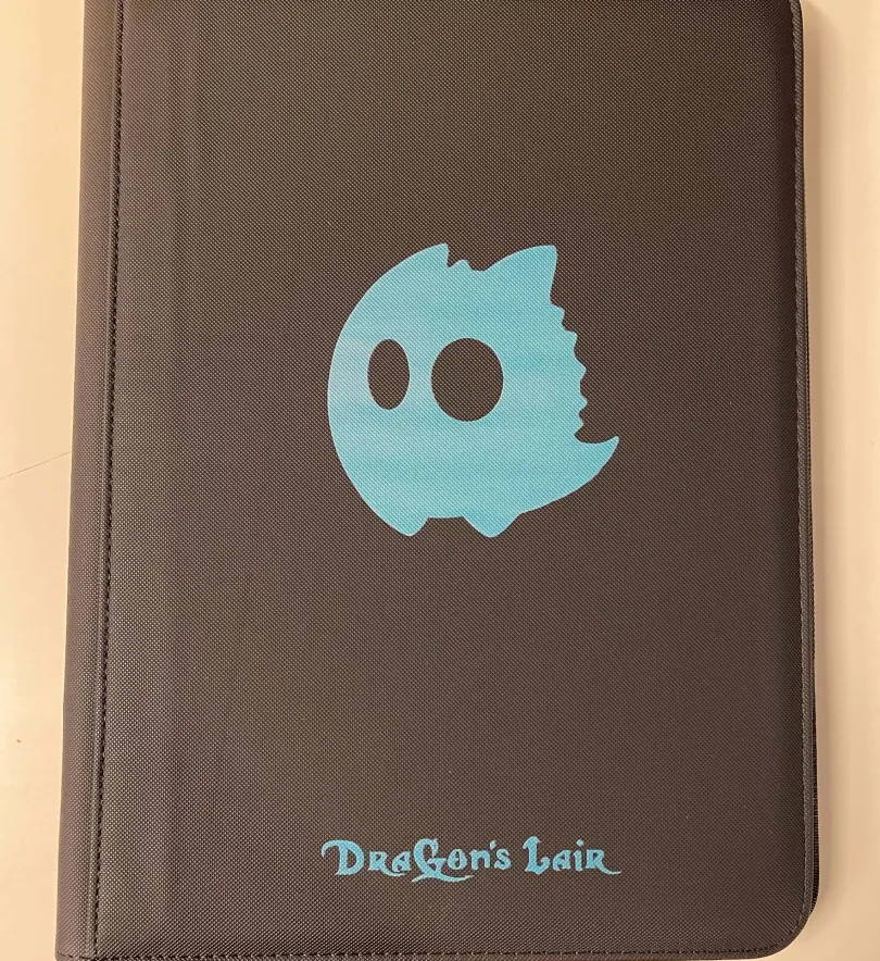 Dragons Lair Zip Cardbinder 9 Pocket 360 Cards - Blå