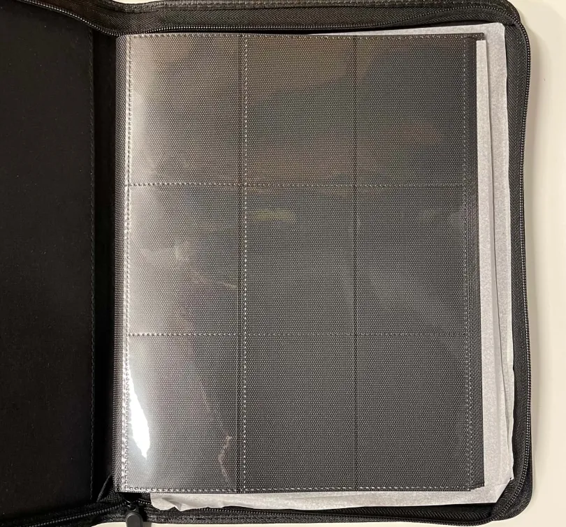 Dragons Lair Zip Cardbinder 9 Pocket 360 Cards - Blå