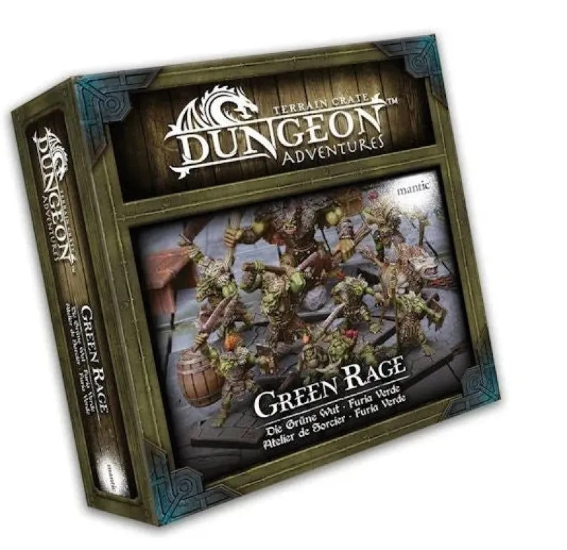 Dungeon Adventures: Green Rage (Miniatyrer för Rollspel)