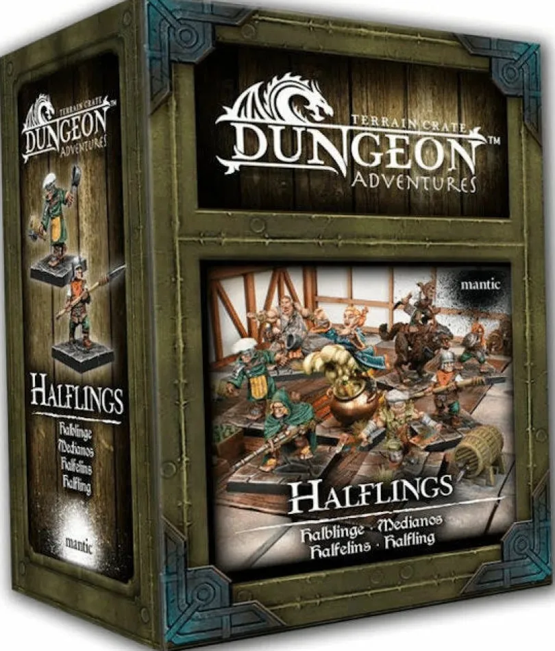 Dungeon Adventures: Halflings (Miniatyrer för Rollspel)