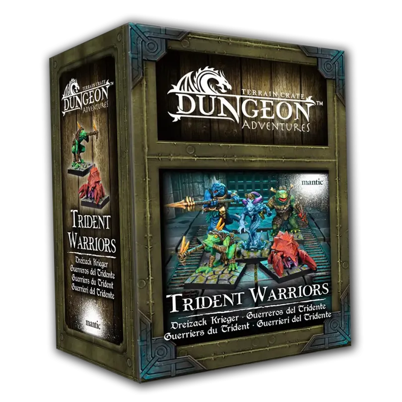 Dungeon Adventures: Trident Warriors (Miniatyrer för Rollspel)