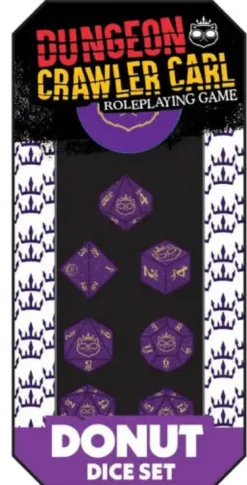 Dungeon Crawler Carl RPG Princess Donut Dice Set