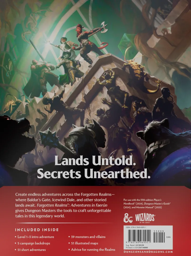 Dungeon & Dragons - Forgotten Realms Adventures in Faerun
