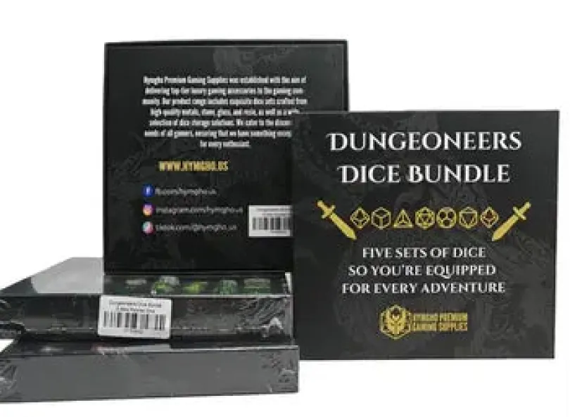 Dungeoneers Dice Bundle 5 Sets Polymer Dice