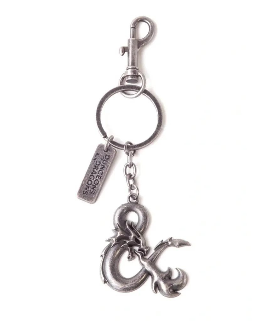 DUNGEONS & DRAGONS - LOGO METAL KEYCHAIN