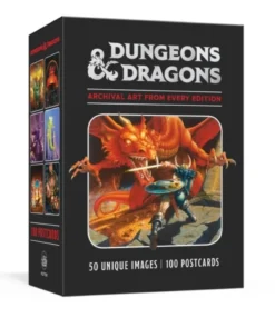 Dungeons Dragons 100 Postcards Archival Art From Every Edition 100 Pos