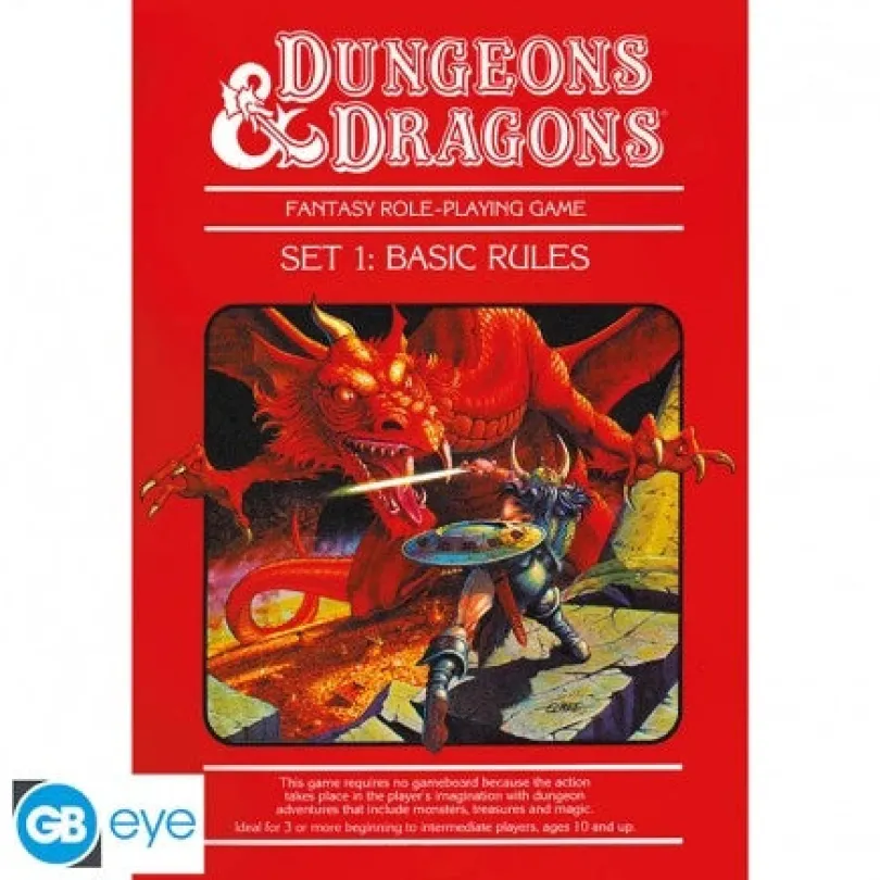 DUNGEONS & DRAGONS - Poster Maxi 91.5x61 - Basic Rules