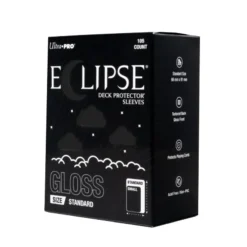 ECLIPSE® Gloss Standard DECK PROTECTOR® Sleeves: Jet Black - 105ct