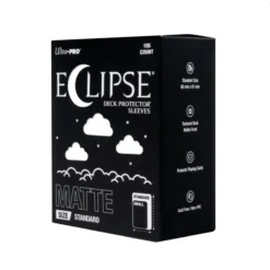 ECLIPSE® Matte Standard DECK PROTECTOR® Sleeves: Arctic White - 105ct