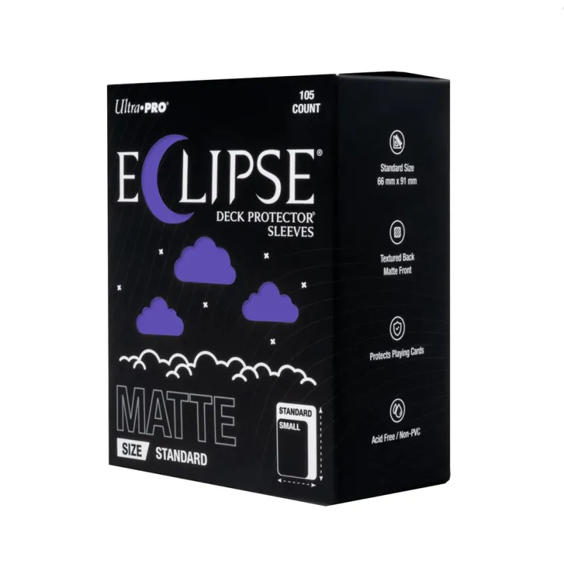 ECLIPSE® Matte Standard DECK PROTECTOR® Sleeves: Royal Purple - 105ct