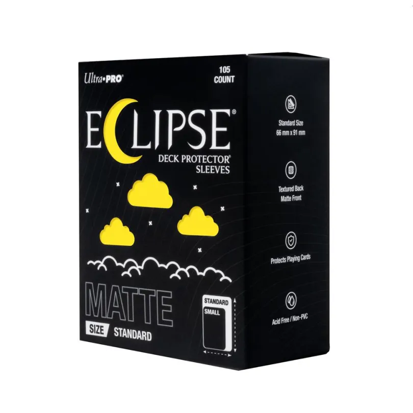 ECLIPSE® Matte Standard DECK PROTECTOR® Sleeves: Lemon Yellow - 105ct