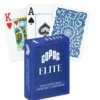 1546 Elite Poker size Jumbo index playing cards - Blue