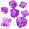 Enchanta Sharp Edge Resin Rpg Dice Set 7