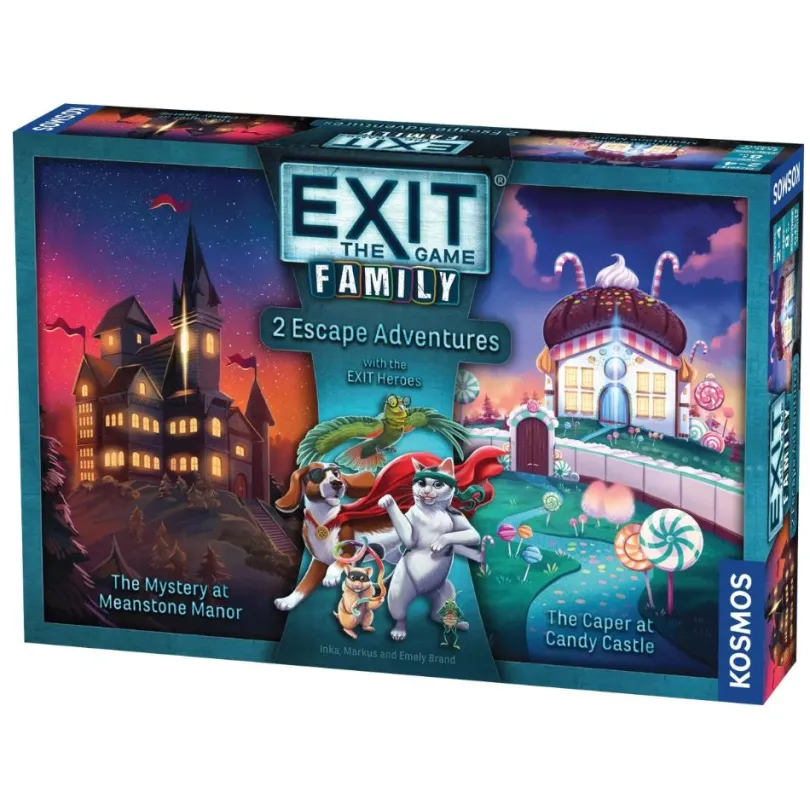 Exit Family: The Mystery at Meanstone Manor, The Caper at Candy Castle (en)