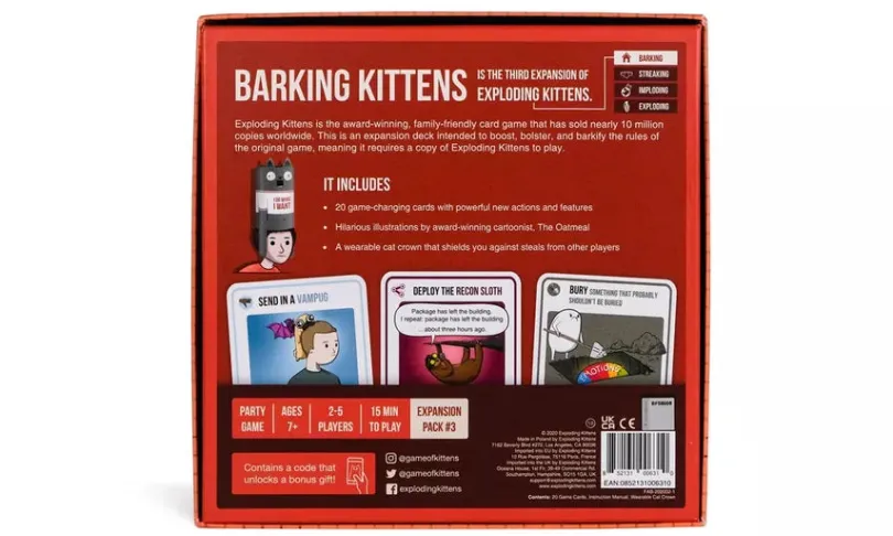 Exploding Kittens: Barking Kittens