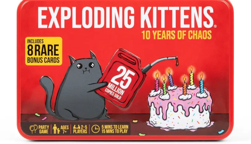 Exploding Kittens 10-Year Anniversary