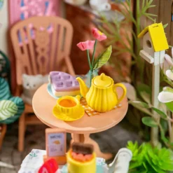 Fancy Tea Yard Diy Bokshelf Decoration Rolife Rolife