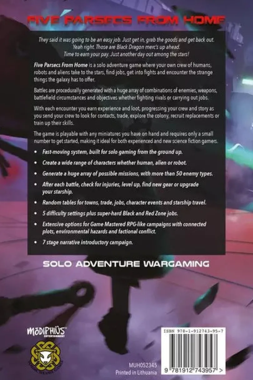 Five Parsecs from Home RPG