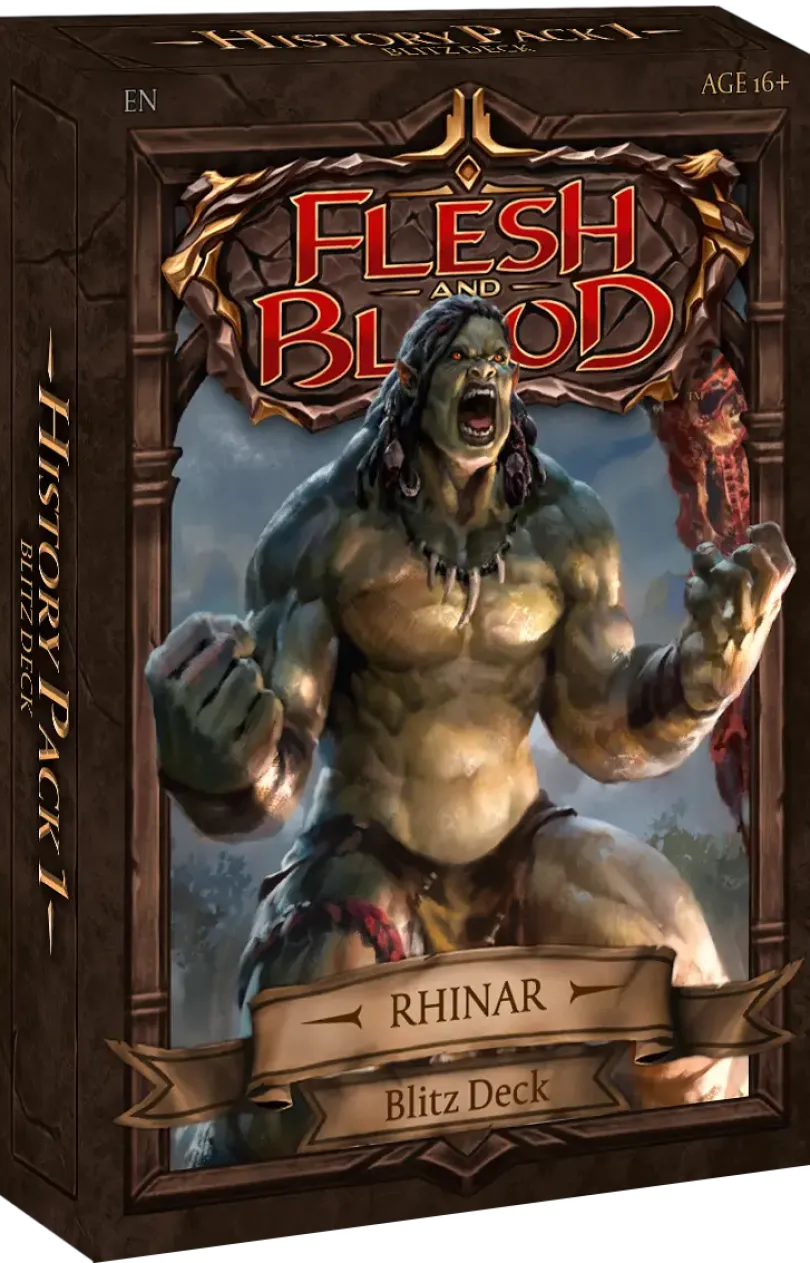 Flesh and Blood TCG: History Pack 1 Blitz Deck - Rhinar