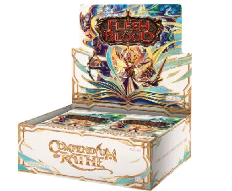 Flesh Blood Tcg Compendium Of Rathe Booster Display 24 Packs Flesh Blood