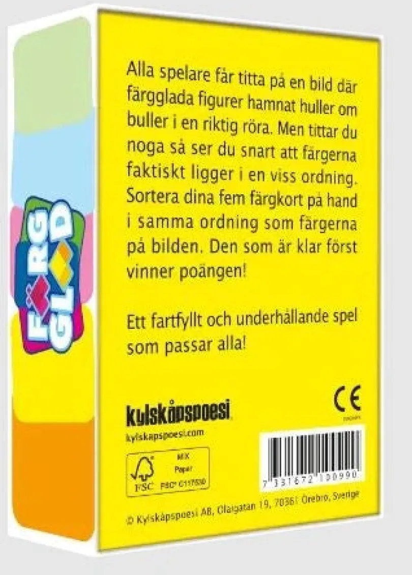 Färgglad