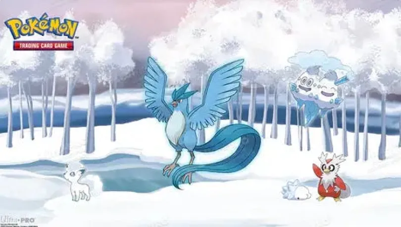 Gallery Series Frosted Forest Standard Gaming Playmat Mousepad for Pokemon