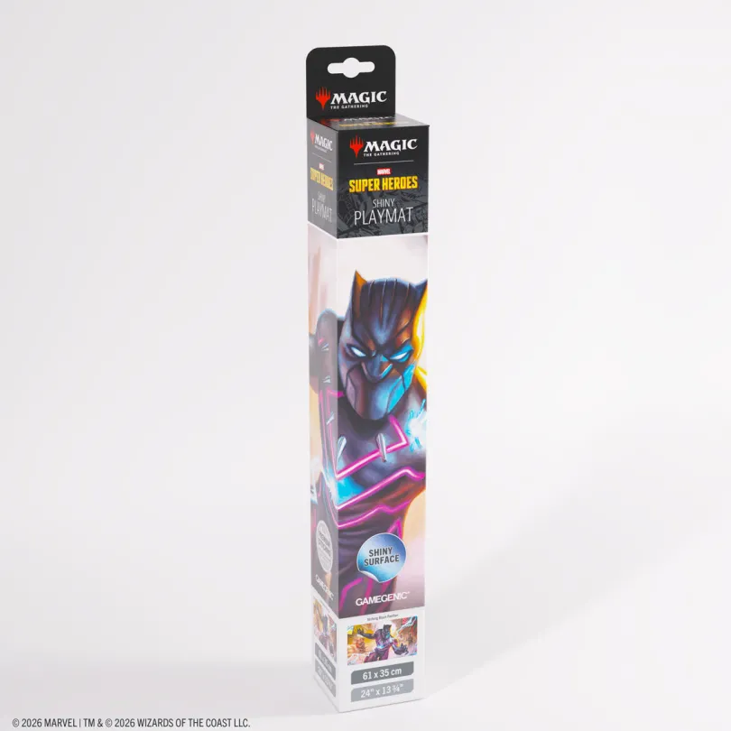 Gamegenic Magic The Gathering Marvel Super Heroes Shiny Playmat - Striking Black Panther