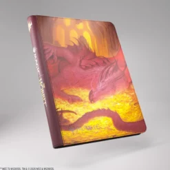 Gamegenic: Magic: The Gathering | The Hobbit Zip-Up Album 18-Pocket - Smaug's Mox Amber