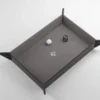Gamegenic - Magnetic Dice Tray Rectangular: Black / Grey