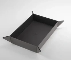 Gamegenic - Magnetic Dice Tray Rectangular: Black / Grey