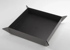 Gamegenic - Magnetic Dice Tray Square: Black / Grey