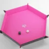 Gamegenic - Magnetic Dice Tray Hexagonal: Black / Pink