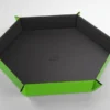 Gamegenic - Magnetic Dice Tray Hexagonal: Black / Green