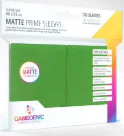 Gamegenic - Matte Prime Sleeves Green (100 Sleeves)