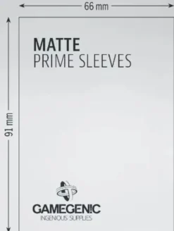 Gamegenic - Matte Prime Sleeves Green (100 Sleeves)