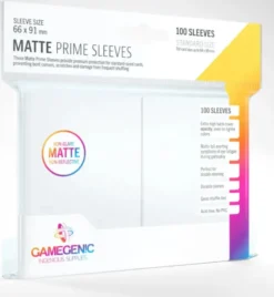 Gamegenic Matte Prime Sleeves White 100 Sleeves Gamegenic
