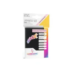 Gamegenic Prime Japanese Sized Sleeves Black 60 Sleeves Gamegenic