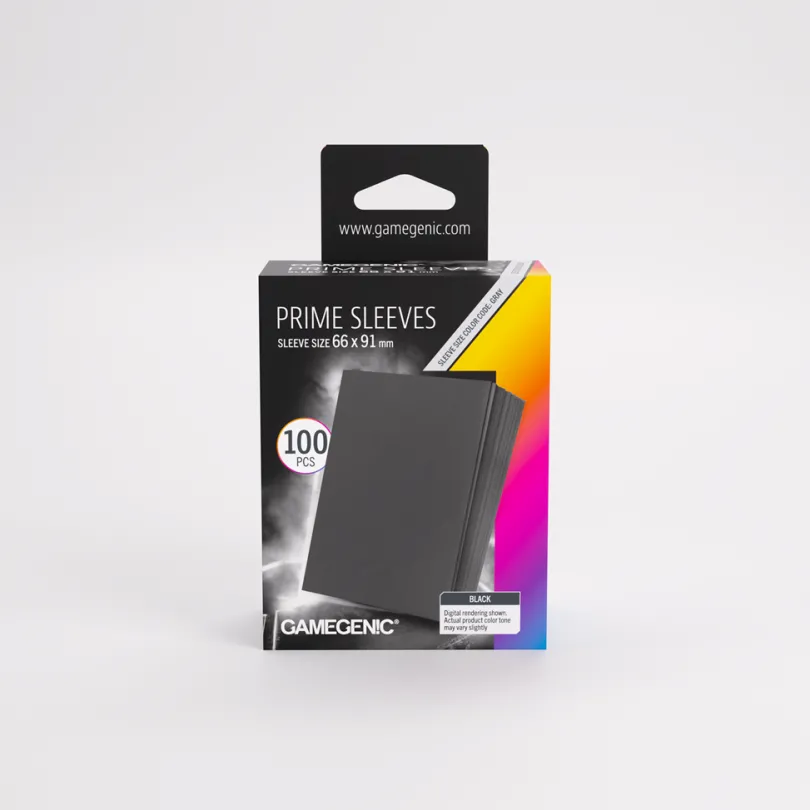 Gamegenic - Prime Sleeves Black 66x91